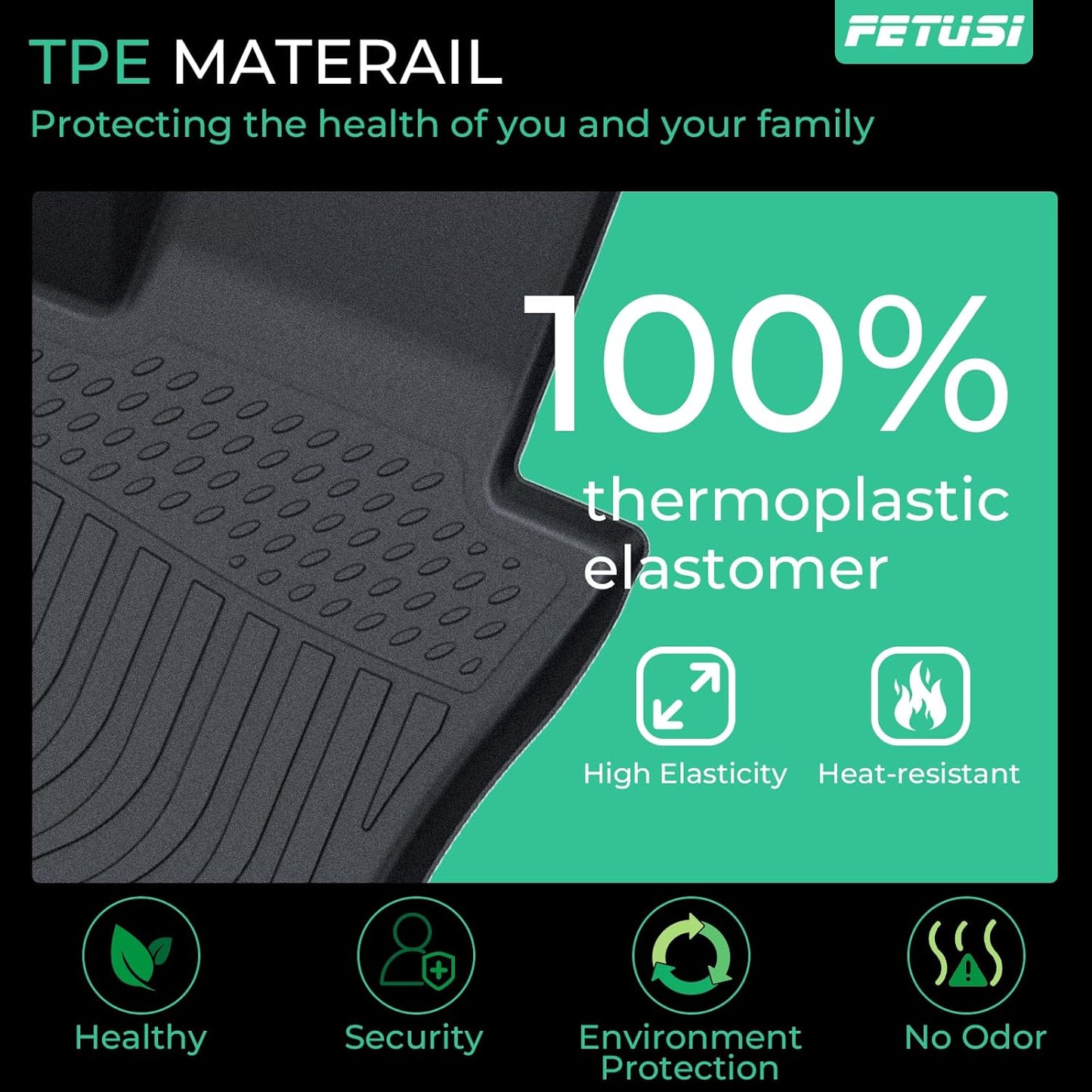 Floor Mats & Cargo Liner Set Custom Fit for Mazda CX-30 2020-2024 2025, All Weather Protection for Car Mats Anti-Slip TPE Odorless Floor Liners Mazda CX-30 Accessories Waterproof Trunk Mat, Black