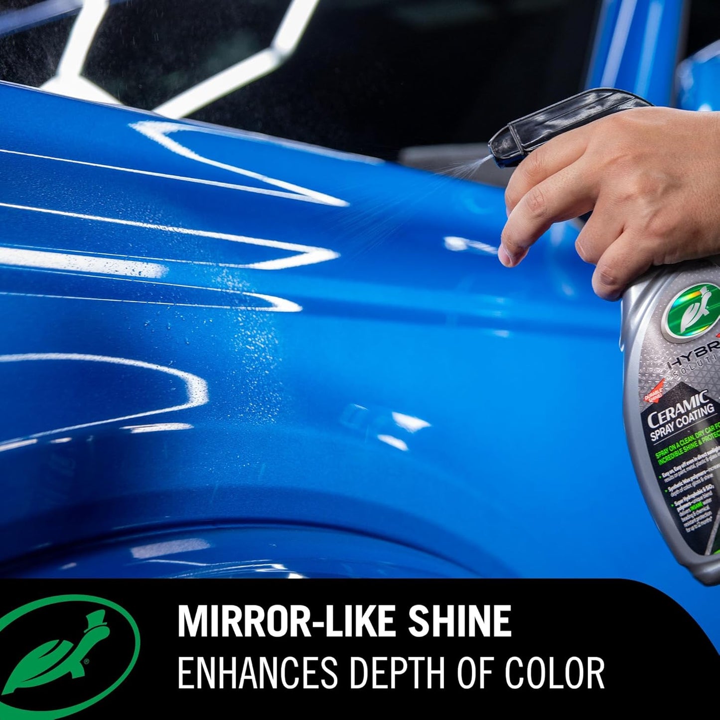 Turtle Wax 53409 Hybrid Solutions Ceramic Spray Coating, Incredible Shine and Protection for Car Paint, Extreme Water Beading, Safe for Cars, Trucks, Motorcycles, RV's and More, 16 oz. (Pack of 1)