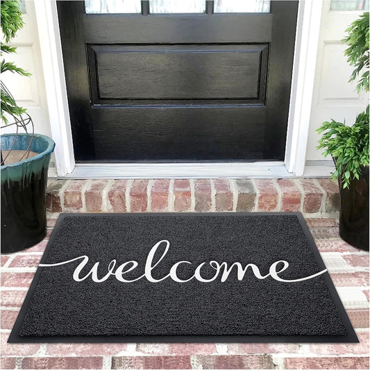 EARTHALL Funny Welcome Mats Outdoor, Front Door Mat for Outside Entry, Doormat Outside/Inside Entrance, Entry Door Rugs for Entryway Indoor, Outdoor Mats for Home Entrance, Front Porch Decor 36"x24"