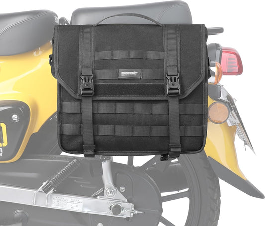Rhinowalk 13L Waterproof Motorcycle Saddlebags, 26L Total Capacity, Quick Release, Black, 1 Pack