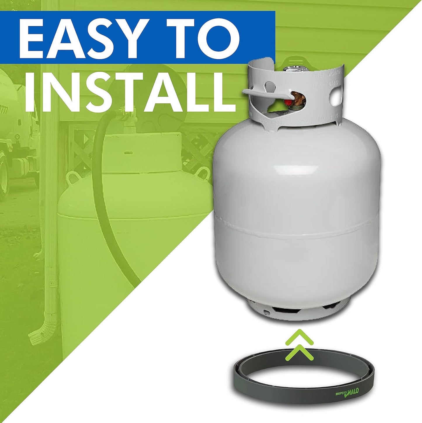 Mopeka Tank Halo - Propane Cylinder Gas Tank - Ring Base For Propane Tank - Cylinder Propane Tank - Compatible with Wireless Propane Gauges
