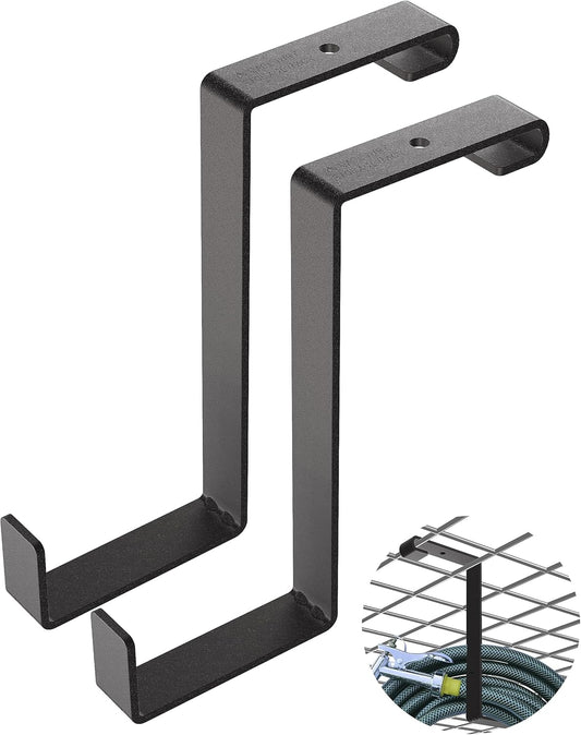 NACETURE Garage Ceiling Hook - Steel, 100% Steel, 2 Pack, Z Style, 2 inches, 8 inches, 4 inches, 35 pounds, Ceiling, Rack, S Hooks, Garage Storage and Organization