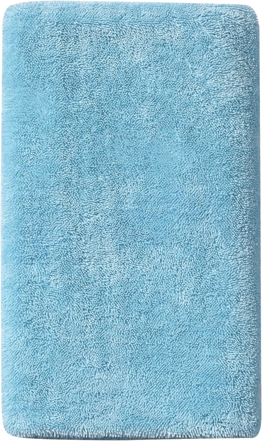 JOYMOOP Car Dry Towel, Quick Drying, Medium Size, Microfiber Cleaning Cloth, Blue, 35.4 x 23.6 Inches, 1 Pack for Boates, RVs, SUVs, Trucks, Cars