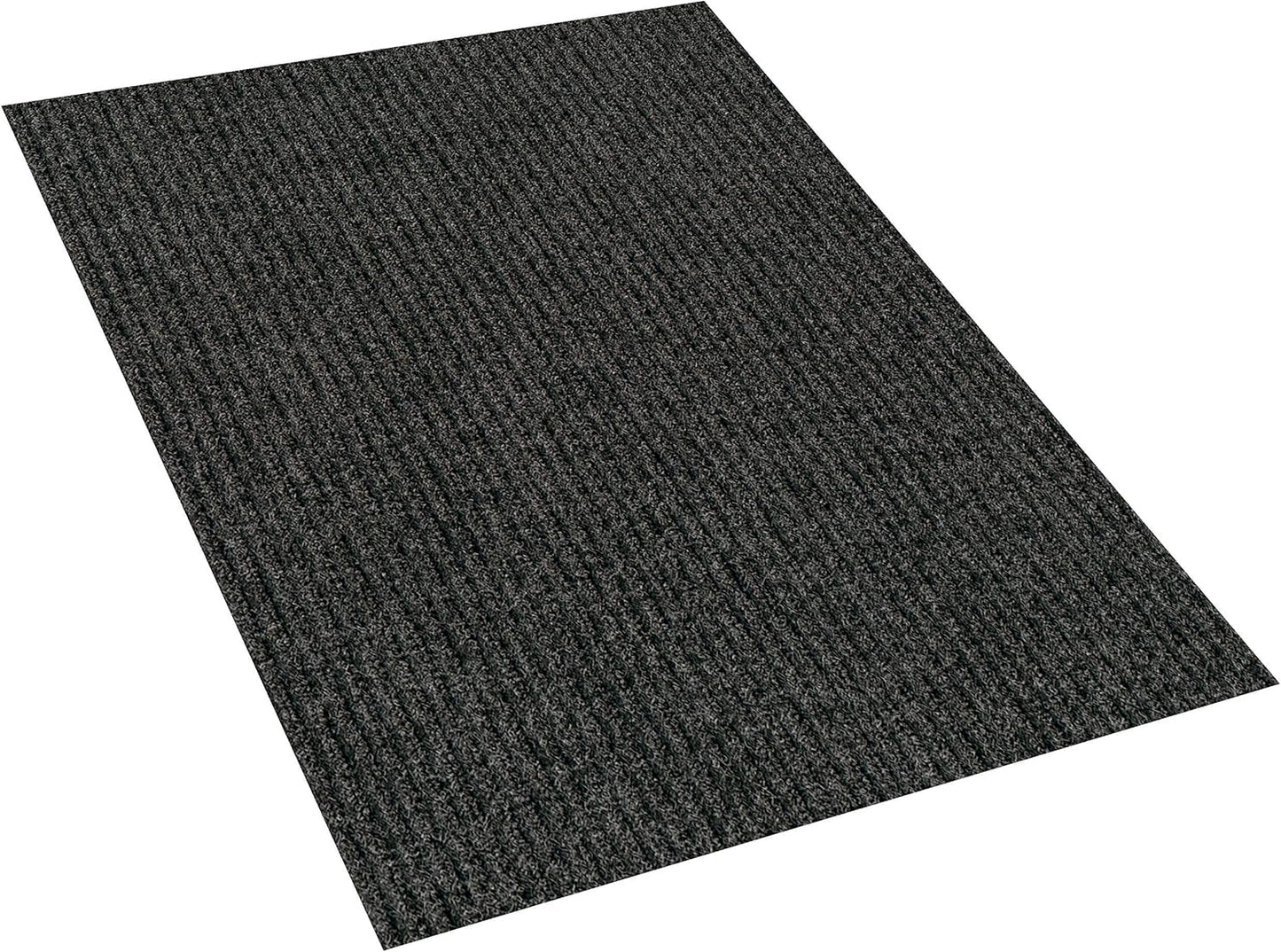 KOECKRITZ Heavy Duty Durable All Weather Indoor/Outdoor Non Slip Entrance Mat Rugs and Runners for Office Business Building Home Garage Front Door (4' x 14', Charcoal)