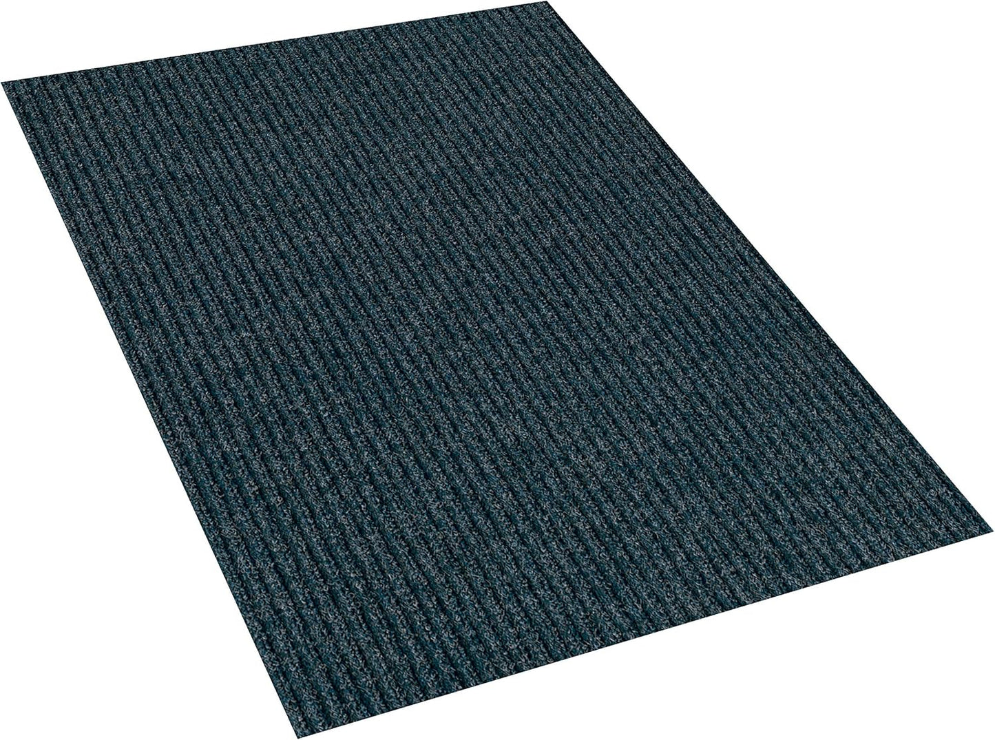 KOECKRITZ Heavy Duty Durable All Weather Indoor/Outdoor Non Slip Entrance Mat Rugs and Runners for Office Business Building Home Garage Front Door (3' x 16', Blue)