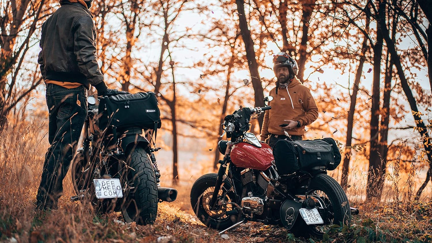 TUBE motorcycle travel luggage, made of waterproof Cordura, 11.3 gallons capacity, motorcycle seat/rack/sissy bar bag